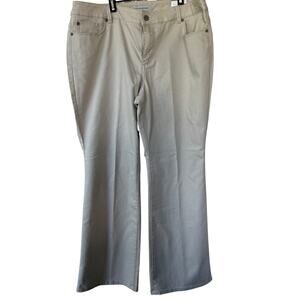 Chico’s Platinum Denim The Ultimate Fit size XL Khaki Sand Tone